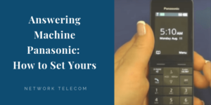 answering machine panasonic how to set yours